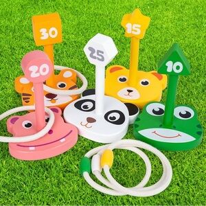 Animal Ring Toss Game Set for Kids
